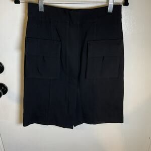 Diane Von Furstenburg Ponte Rana Utility Cargo Pencil Skirt Size 8